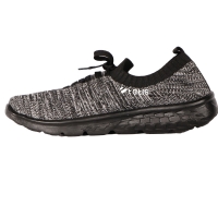 کفش تتیس مدل روما مشکی نقره ای سایز 38